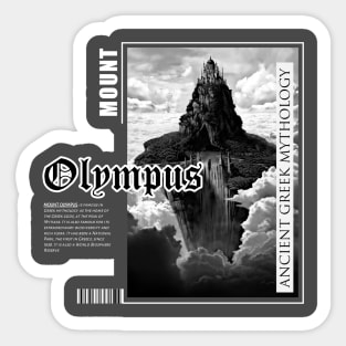 Olympus Ancient Greek Mythology Sticker